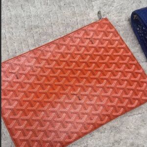 Goyard Vibrant Orange Pouch